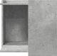 vidaXL Ντουλάπι για άμμο γάτας, γκρι σκουριά, 53x53x51 εκ
