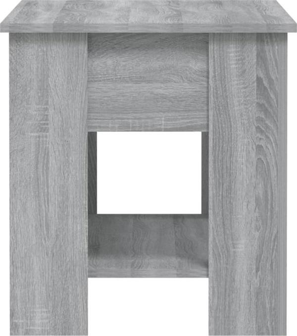 vidaXL Τραπεζάκι καφέ, γκρι δρυς σομόνα, 101x49x52 εκ