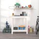 vidaXL Λευκός πάγκος εργασίας 80x50x80 cm από μασίφ ξύλο πεύκου