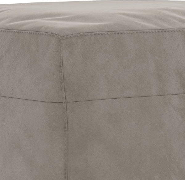 vidaXL Παγκάκι ανοιχτού γκρι, 100x35x41 cm, επενδυμένο με βελούδο