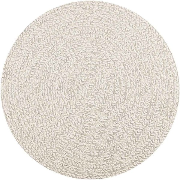 vidaXL Χαλί ZIZUR 160x230εκ. Κρεμ με Εμφάνιση Λινού για Εσωτερικούς και Εξωτερικούς Χώρους