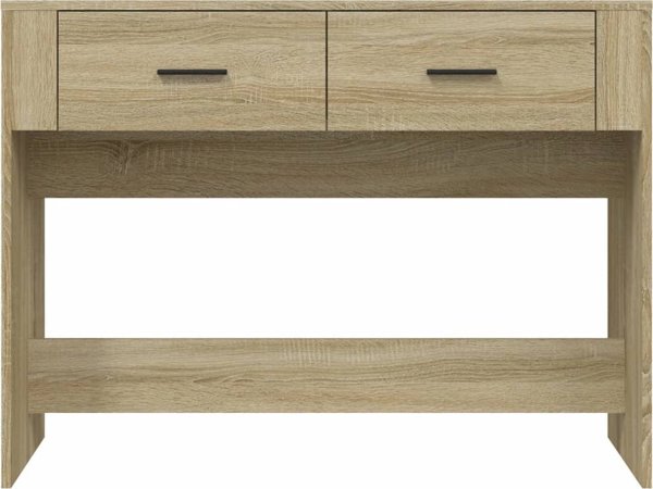 vidaXL Κονσόλα τραπέζι, ξύλο δρυός Sonoma, 100x39x75 εκ.