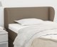 vidaXL Zaglowek uszak, taupe, 93x23x78/88 cm, tkanina