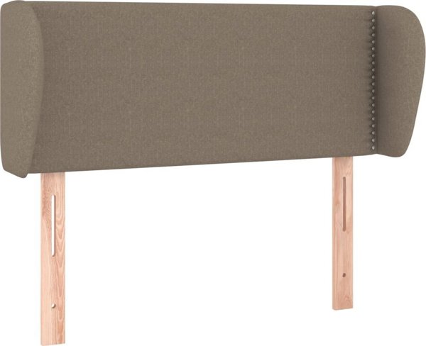 vidaXL Zaglowek uszak, taupe, 93x23x78/88 cm, tkanina