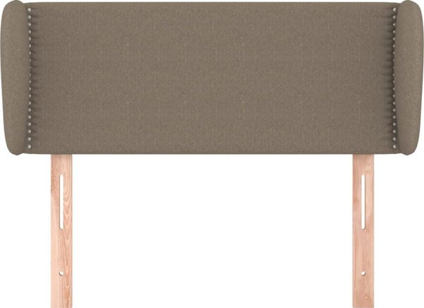 vidaXL Zaglowek uszak, taupe, 93x23x78/88 cm, tkanina