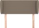vidaXL Zaglowek uszak, taupe, 93x23x78/88 cm, tkanina