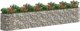 vidaXL Podwyszona donica gabionowa z galwanizowanego zelaza 600x100x100cm