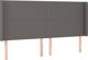 vidaXL Προσκέφαλο uszak γκρι, 163x16x118/128 cm, τεχνητό δέρμα