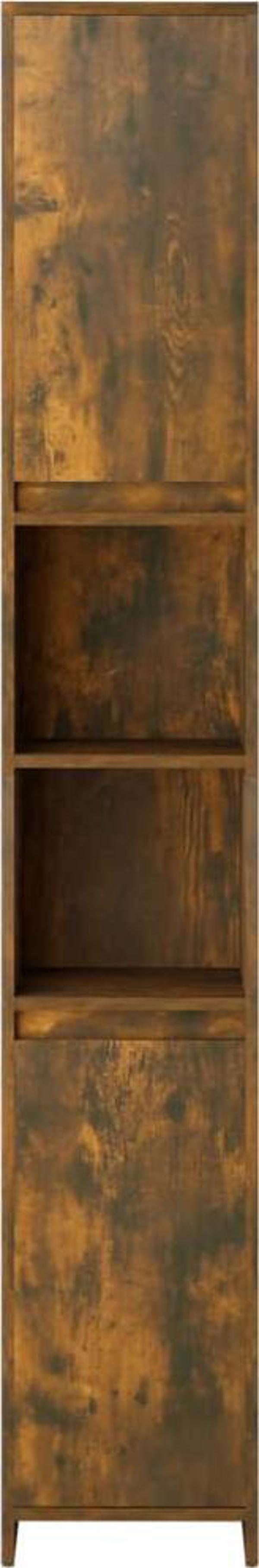 vidaXL Ντουλάπι μπάνιου, θολωμένη δρυς, 30x30x183,5 εκ.
