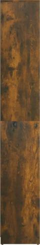 vidaXL Ντουλάπι μπάνιου, θολωμένη δρυς, 30x30x183,5 εκ.