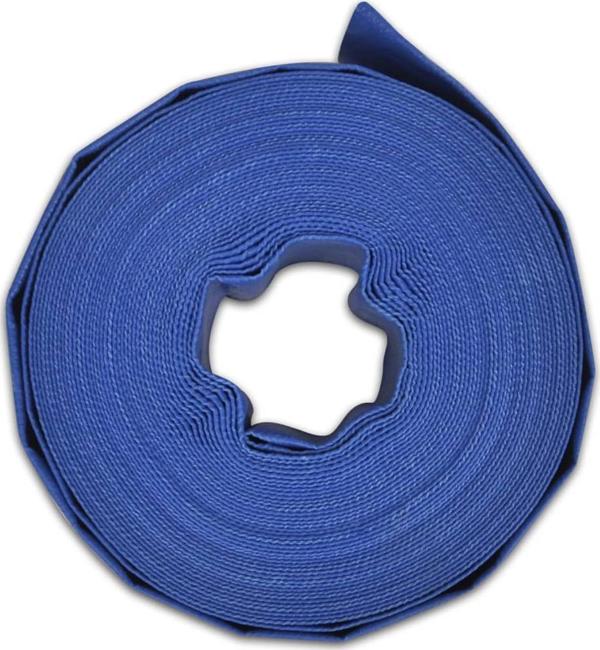 vidaXL Επίπεδος Σωλήνας, 100 μ., 2", PVC