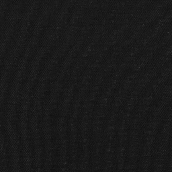 vidaXL Κρεβατοκάμαρα με Κεφαλάρι, Μαύρο, 90x200 cm, Επενδυμένο με Ύφασμα