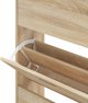 vidaXL Szafka na buty, δρυς Σομόνα, 63x24x147 εκ.