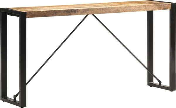 Κονσόλα vidaXL από Μασίφ Ξύλο Μάνγκο, 150 x 35 x 76 cm
