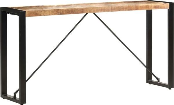Κονσόλα vidaXL από Μασίφ Ξύλο Μάνγκο, 150 x 35 x 76 cm