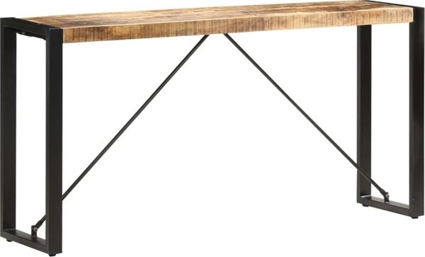 Κονσόλα vidaXL από Μασίφ Ξύλο Μάνγκο, 150 x 35 x 76 cm