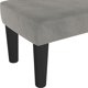 vidaXL Lawka, jasnoszara, 70x30x30 cm, tapicerowana aksamitem