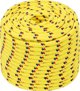 vidaXL Linka zeglarska, kitrinos, 14 mm, 250 m, polipropylen