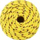 vidaXL Linka zeglarska, kitrinos, 14 mm, 250 m, polipropylen