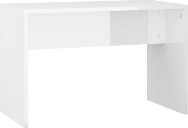 vidaXL Σετ με Τουαλέτα και Φωτισμό LED, Λευκό με Γυαλιστερή Επιφάνεια