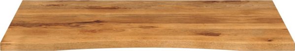 vidaXL Επιφάνεια Γραφείου με Εκ τομής, 110x80x2,5 εκ., ωμή ξυλεία μάνγκο