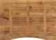 vidaXL Επιφάνεια Γραφείου με Εκ τομής, 110x80x2,5 εκ., ωμή ξυλεία μάνγκο