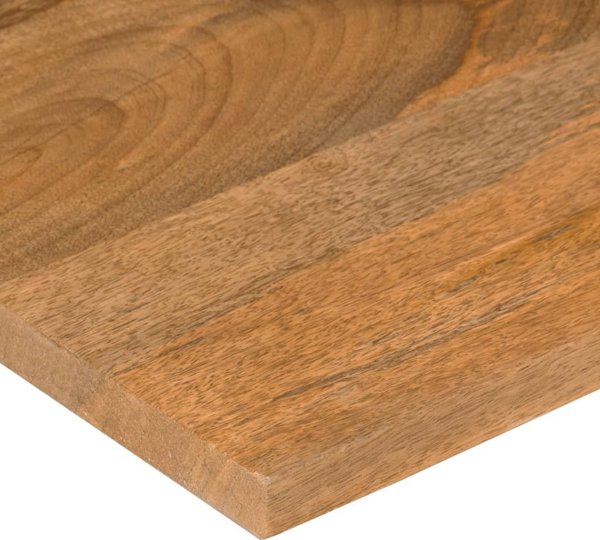 vidaXL Επιφάνεια Γραφείου με Εκ τομής, 110x80x2,5 εκ., ωμή ξυλεία μάνγκο