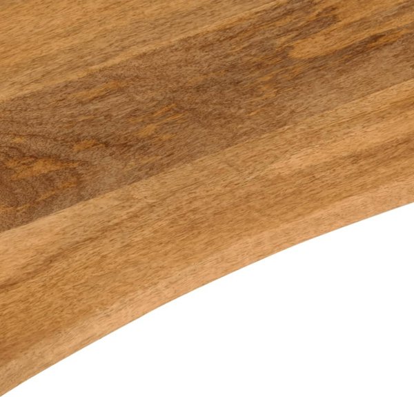 vidaXL Επιφάνεια Γραφείου με Εκ τομής, 110x80x2,5 εκ., ωμή ξυλεία μάνγκο
