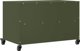 vidaXL Szafka RTV, oliwkowa, 68x39x43,5 cm, stal