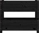 vidaXL Donica, czarna, 77x25x66 cm, lite drewno sosnowe