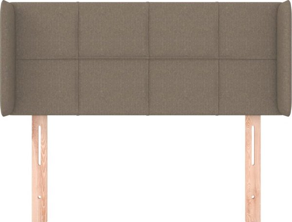 vidaXL Επικεφαλαρίδα uszak, taupe, 93x16x78/88 cm, ύφασμα