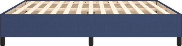 vidaXL Κρεβατοκάμαρα με Μπλε Πλαίσιο, 180x200 εκ., με Επένδυση Υφάσματος