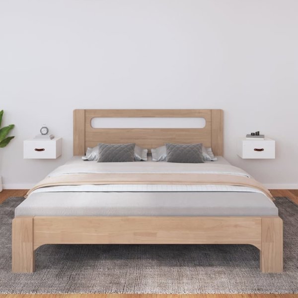 vidaXL Κρεμαστές νυκτερινές σαφές, 2 τεμάχια, 40x29,5x22 εκ, λευκό