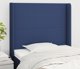 vidaXL κεφαλάρι uszak μπλε 83x16x118/128 cm από ύφασμα
