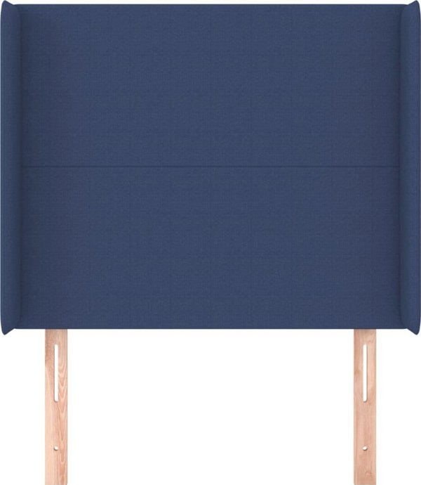 vidaXL κεφαλάρι uszak μπλε 83x16x118/128 cm από ύφασμα