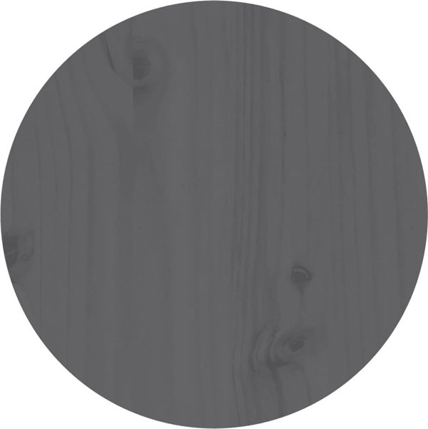 vidaXL vidaXL Stolik kawowy, szary,  35x35 cm, lite drewno sosnowe