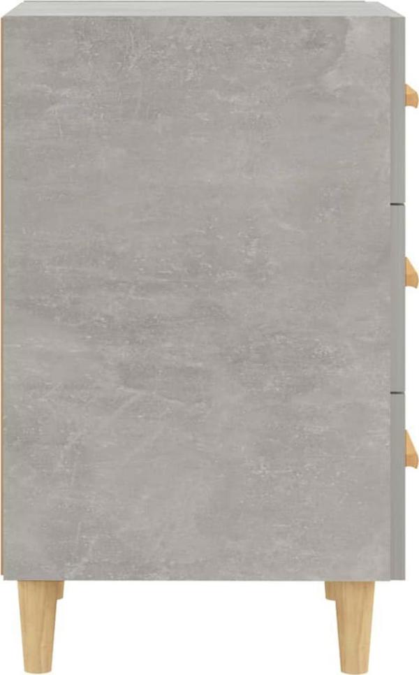 vidaXL Κομοδίνο Χρώματος Τσιμέντου 40x40x66 εκ.