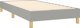 vidaXL Κρεβάτι Continental με Στρώμα, Ανοιχτό Γκρι, 90x190 cm, Υφασμάτινο