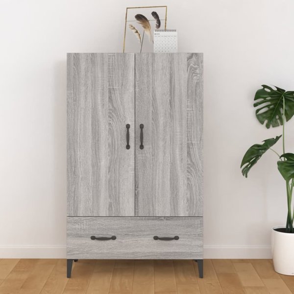 vidaXL Ντουλάπι Sonoma γκρι δρυς 70x31x115 cm από ξύλο