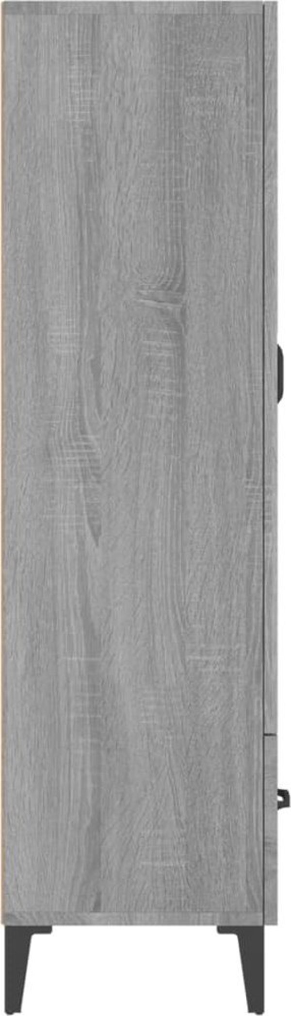 vidaXL Ντουλάπι Sonoma γκρι δρυς 70x31x115 cm από ξύλο