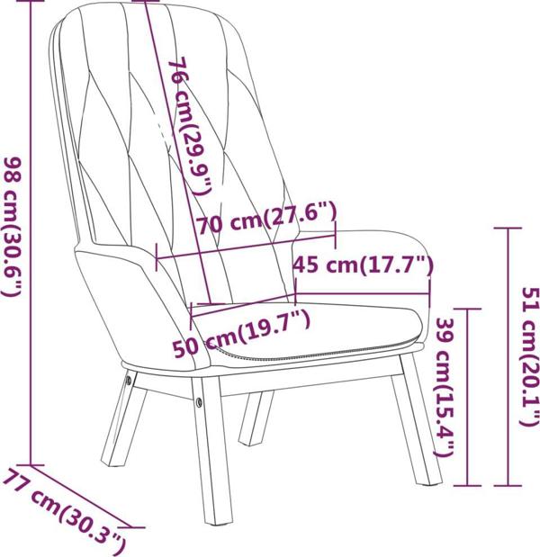 vidaXL vidaXL Fotel, czarny, obity aksamitem