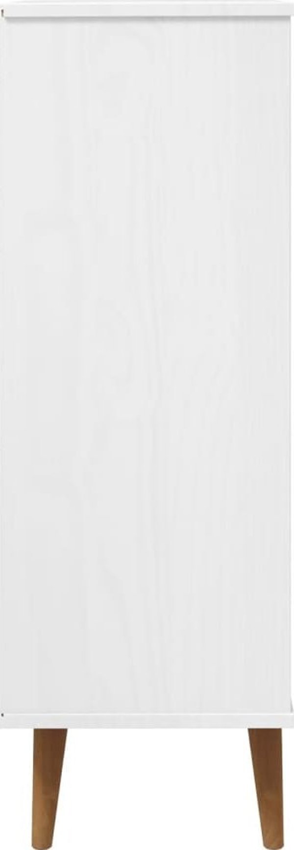 vidaXL Ντουλάπι παπουτσιών, λευκό, 59,5x35x103 cm, φυσικό πεύκο