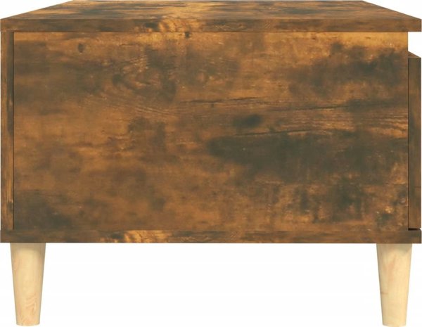 vidaXL Τραπεζάκι Καφέ, Καπνιστή Δρυς, 90x50x36,5 cm