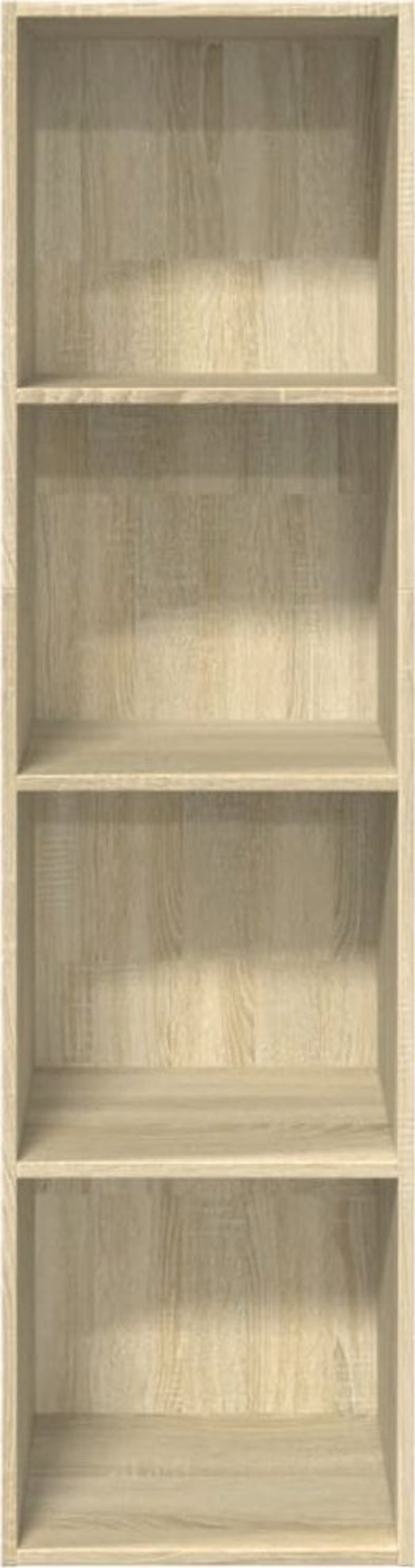 vidaXL Βιβλιοθήκη, Δρυς Σονομά, 40x30x152 cm