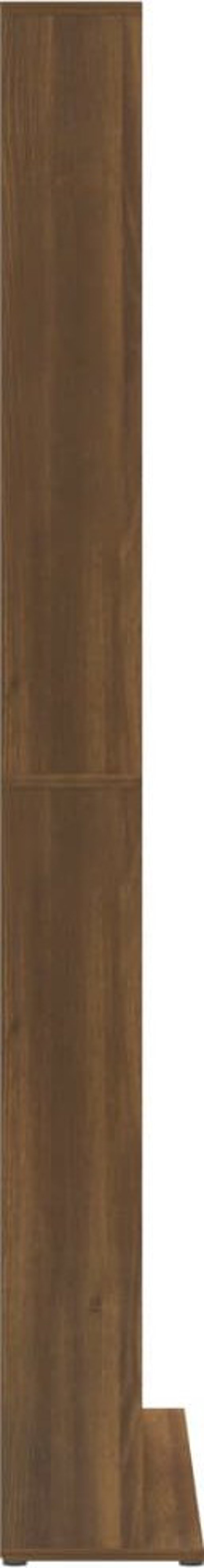 vidaXL Βιβλιοθήκη για CD, καφέ δρυς, 102x23x177,5 εκ
