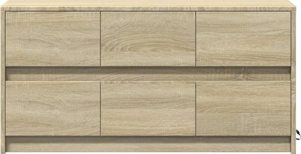 vidaXL Ντουλάπι TV με LED, Δρυς Sonoma, 100x34x50 cm