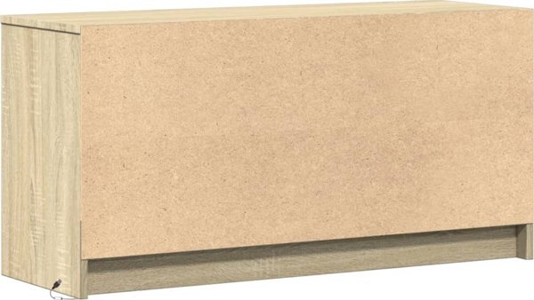 vidaXL Ντουλάπι TV με LED, Δρυς Sonoma, 100x34x50 cm
