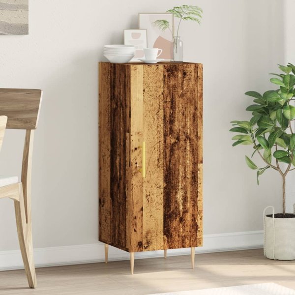 vidaXL Ντουλάπι από παλιό ξύλο, 34,5x34x90 εκ, ξυλοσανίδα