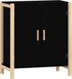 vidaXL Ντουλάπι, μαύρο, 62x38x70 εκ., ξυλοπαραγωγό υλικό