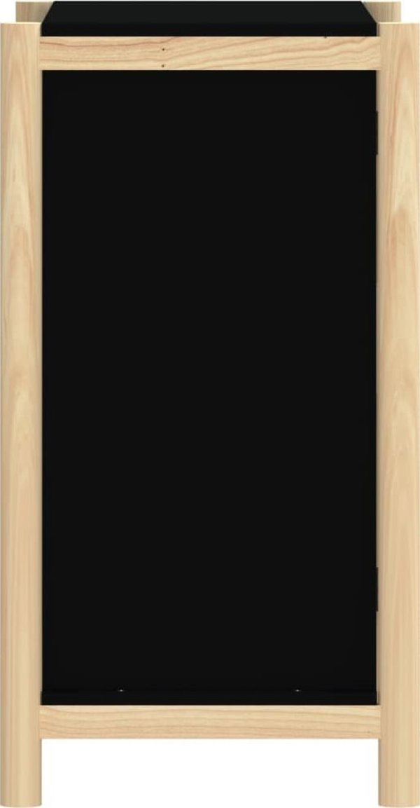 vidaXL Ντουλάπι, μαύρο, 62x38x70 εκ., ξυλοπαραγωγό υλικό